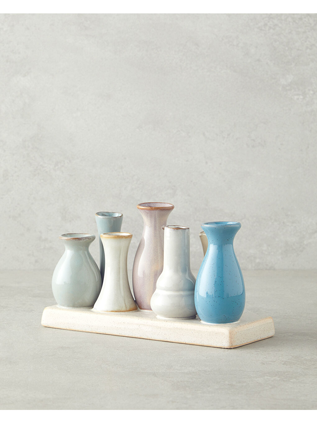 Beyaz Jean Vazo 19x6,5x10,5 cm Multicolor-1