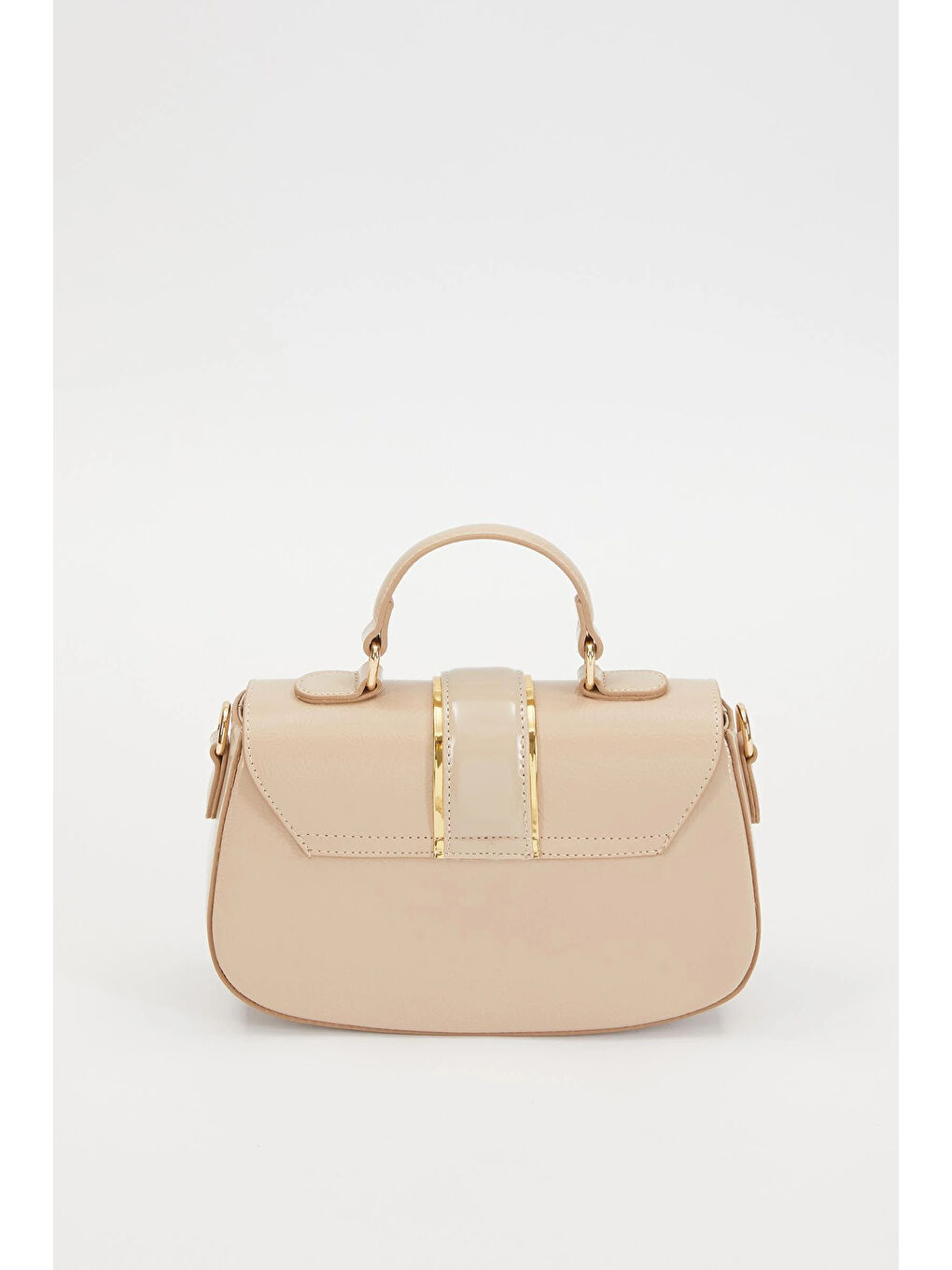 Bej Vizon Kadın El ve Omuz Çantası 930214-3