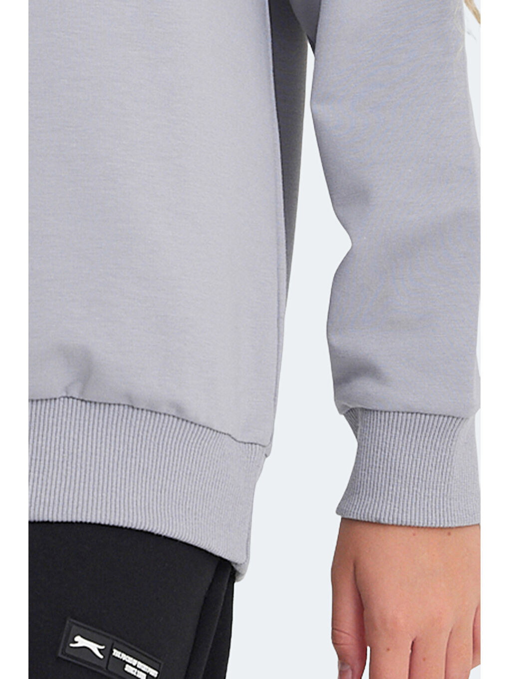 LUPPA IN Unisex Çocuk Taş Gri Sweatshırt-1