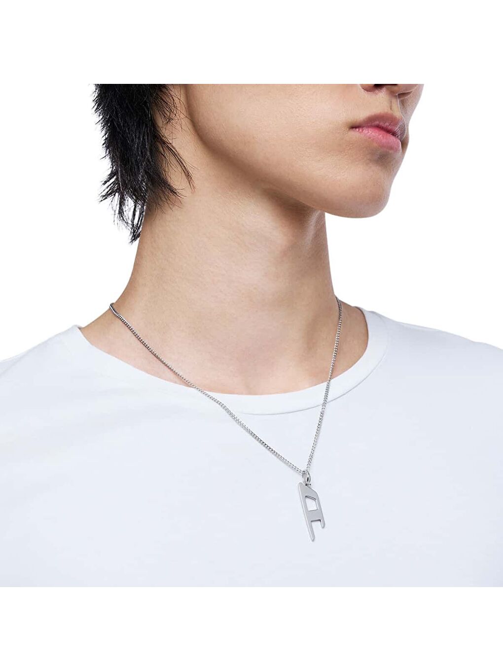 Gri DJDX1625-040 Erkek Kolye-2