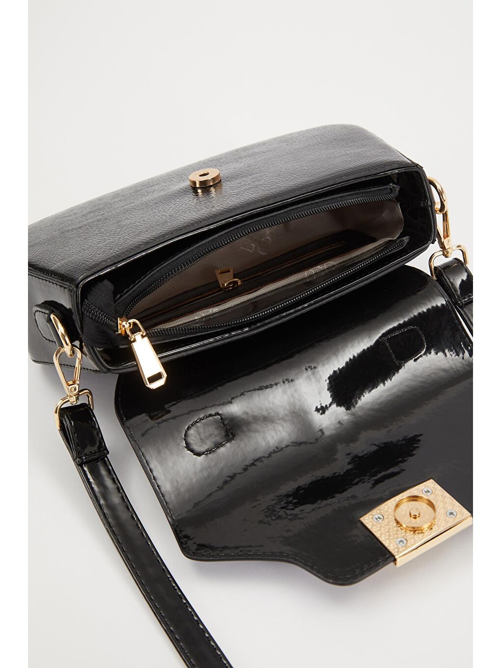 Siyah Kadın El ve Omuz Çantası 930214-2