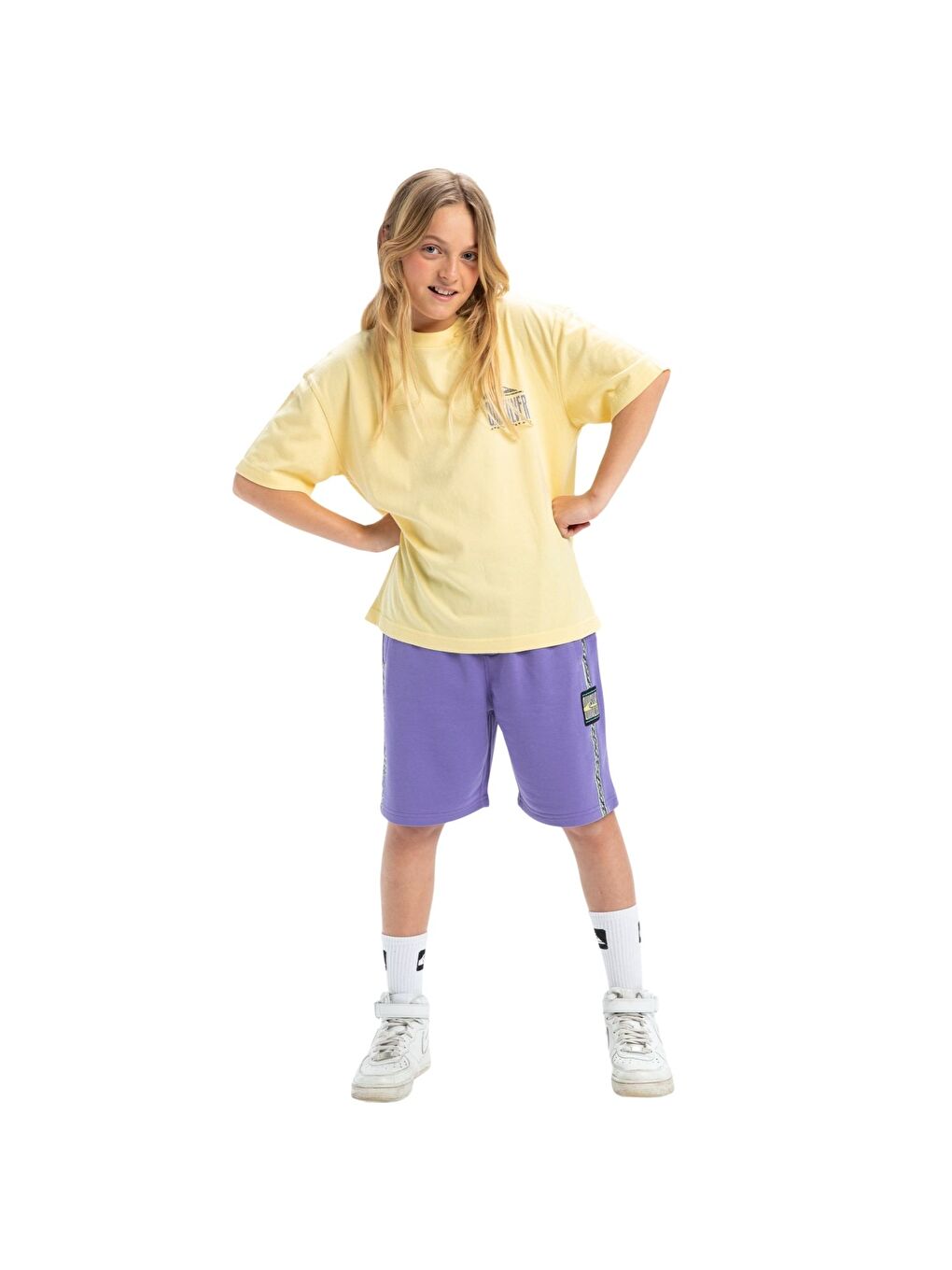 Sarı Gh Qs World Force Yth Erkek Çocuk Tişört-1