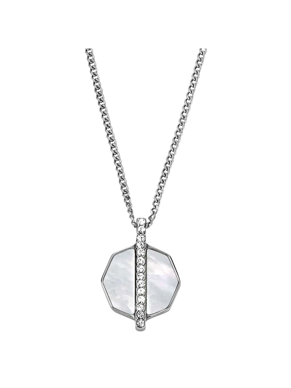 Gri JF04909-040 Kadın Kolye-1