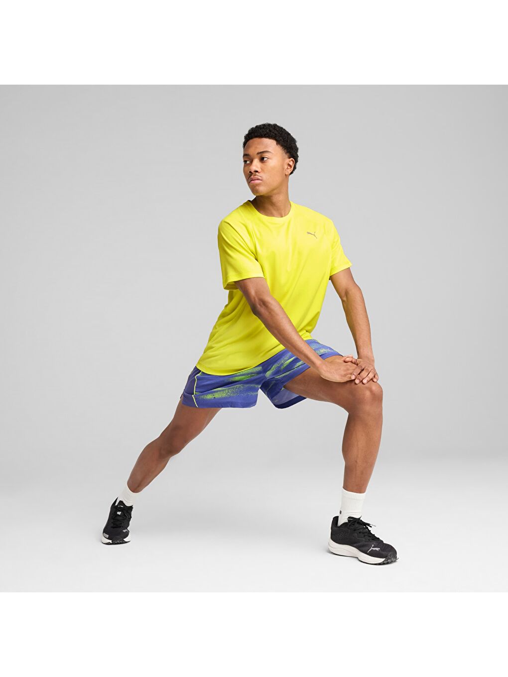 Sarı VELOCITY Erkek Koşu Tişörtü-1