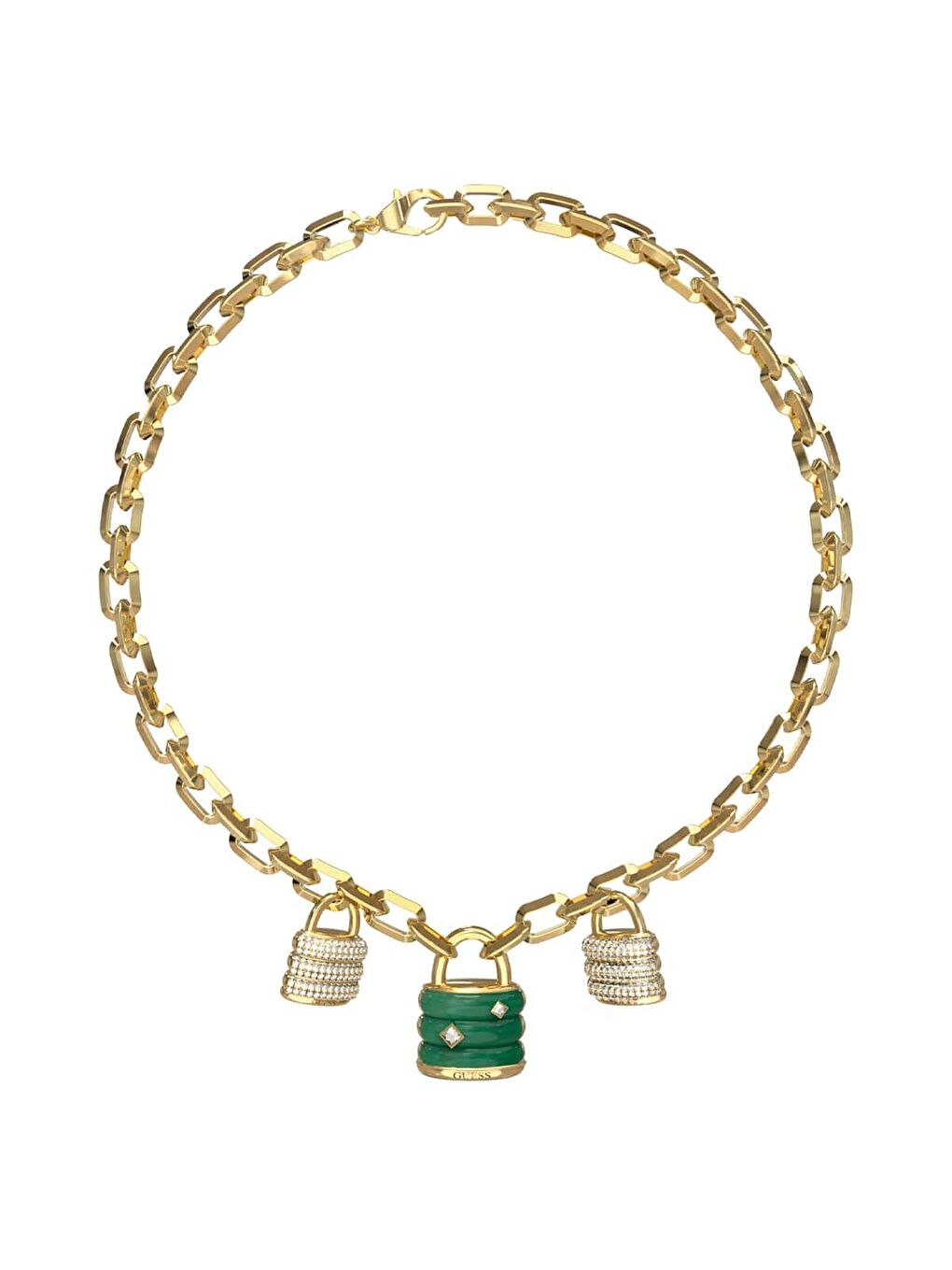 Sarı JGUJUBN05409JWYGGNTU Kadın Kolye