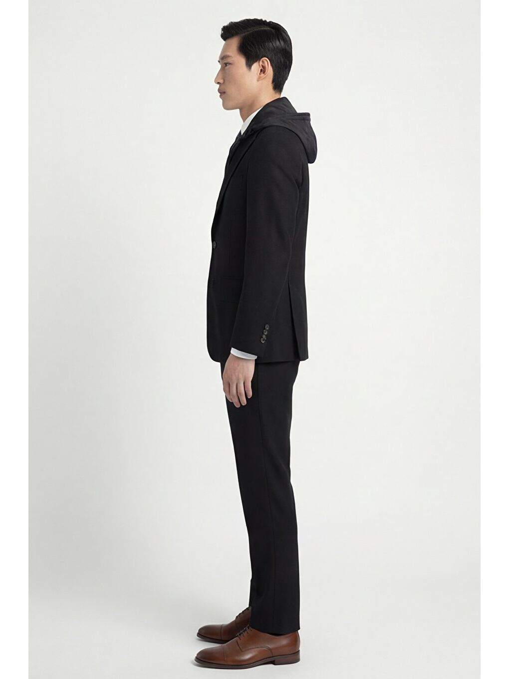 Siyah Hoodie Suit-2