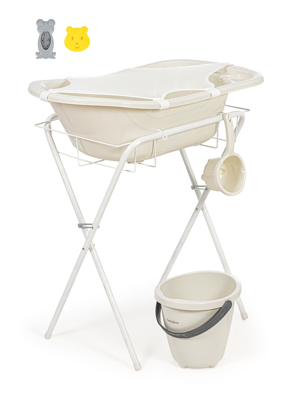 Ayaklı Küvet Seti 7 Parça Kum Beji