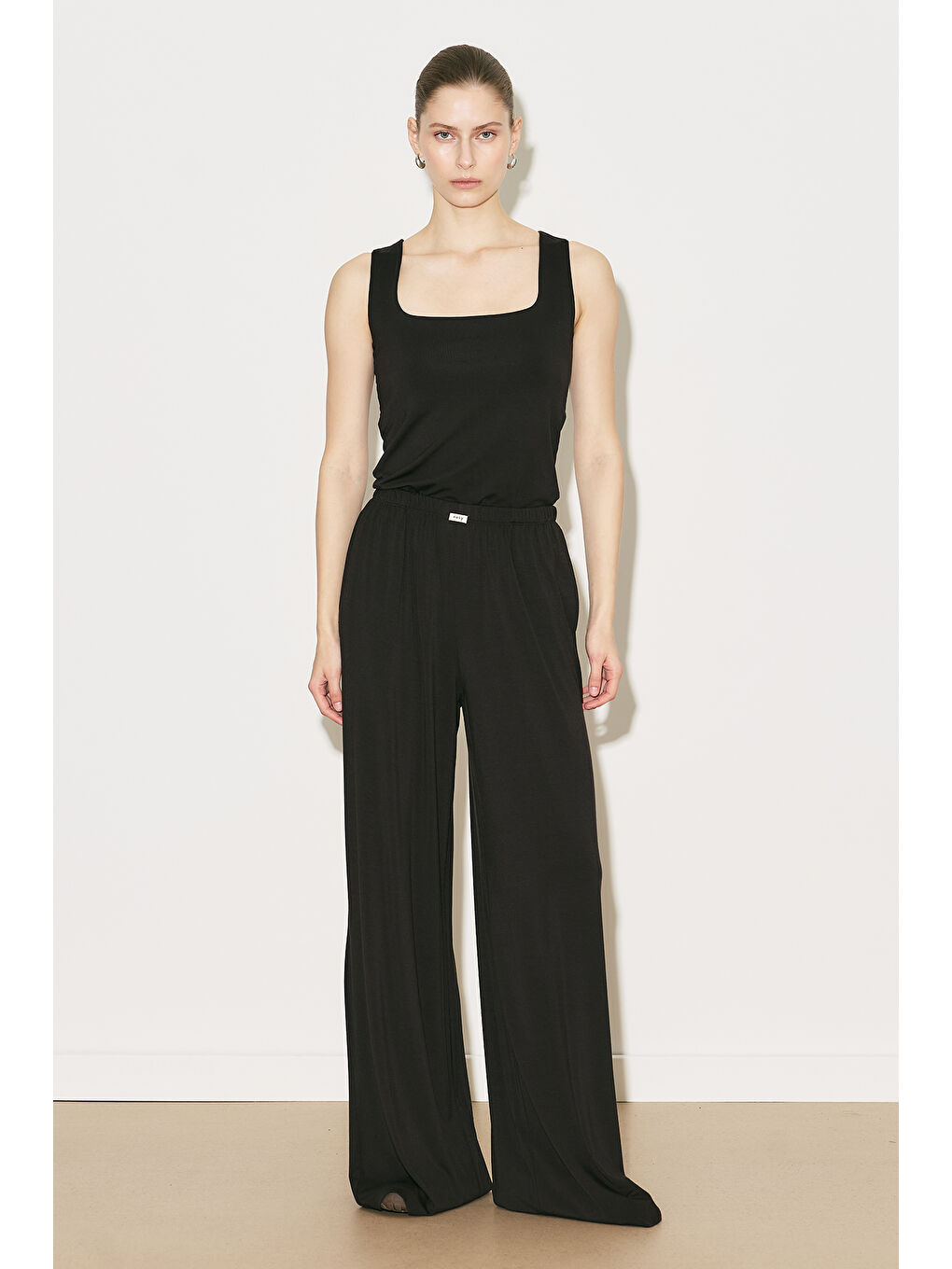 Kahverengi Easy Geniş Rahat Pantolon Acı Kahve-5