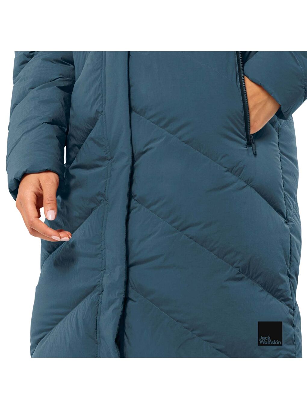 İndigo Marienplatz Coat Rds Kadın Mavi Outdoor Ceketi-1