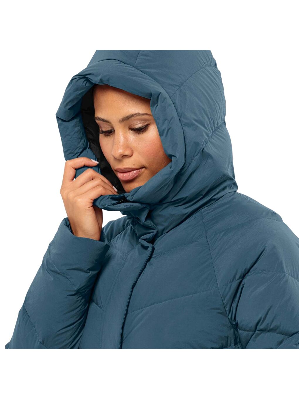 İndigo Marienplatz Coat Rds Kadın Mavi Outdoor Ceketi-2