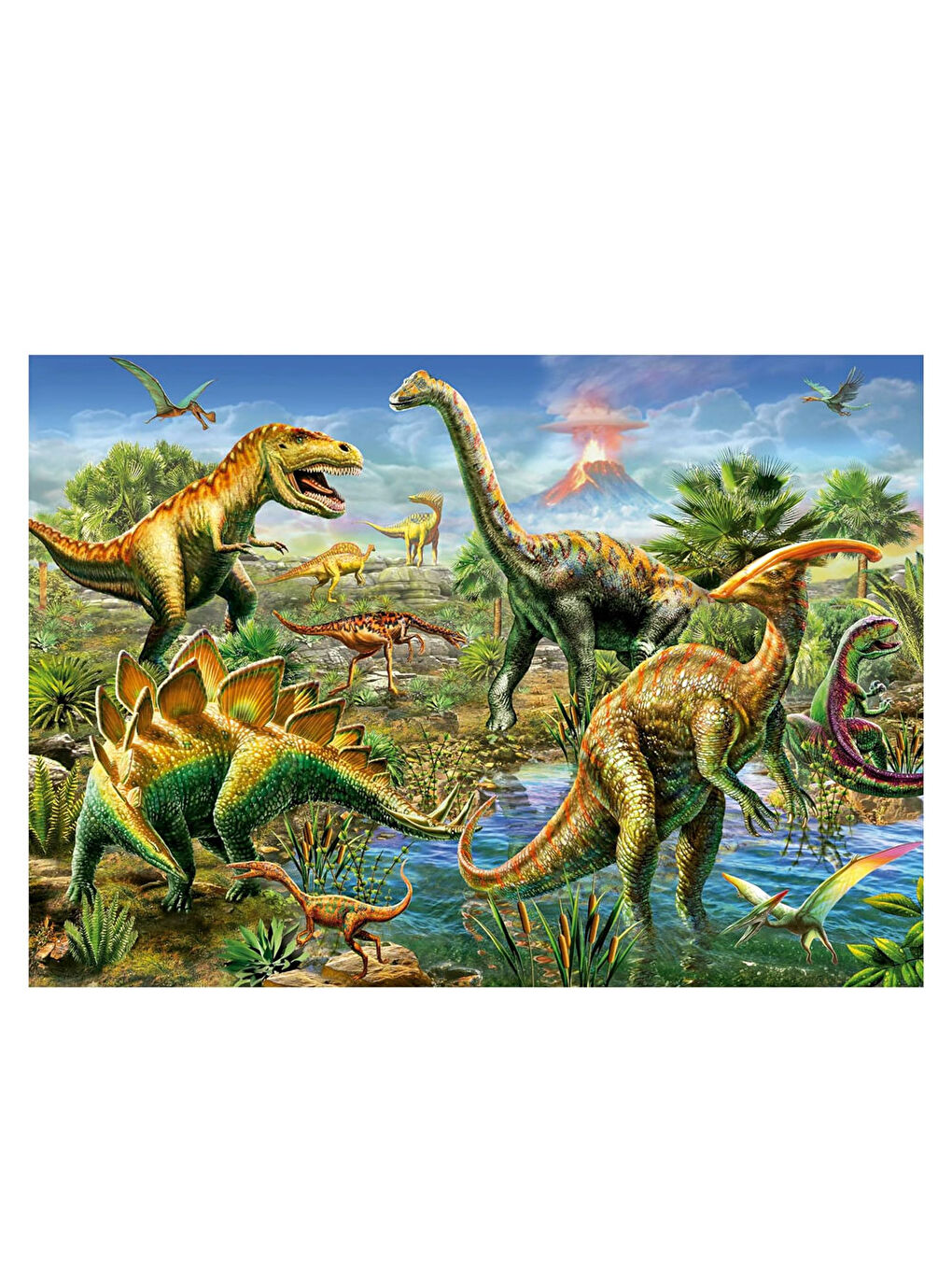 Puzzle 500 Parça Jurassic Oyun Alanı 19903-1
