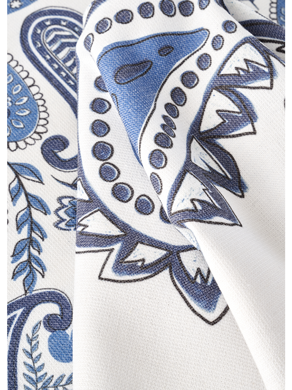 Paisley Pamuklu 2'li Kurulama Bezi Mavi (40x50 cm)-4