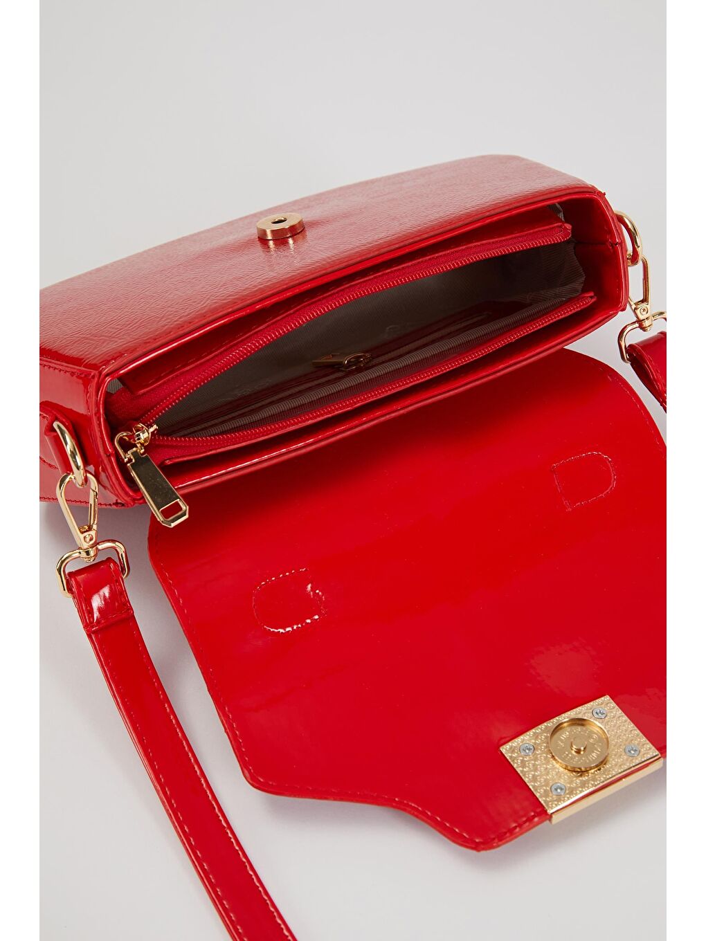 Kırmızı Kadın El ve Omuz Çantası 930214-3