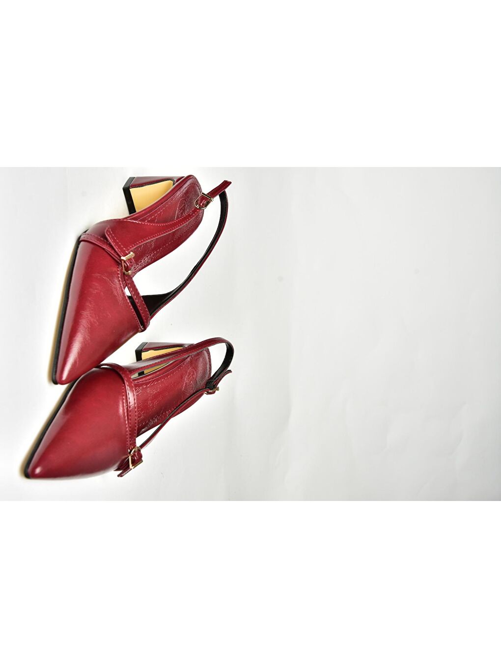 Bordo Kadın Topuklu Ayakkabı U6540787-7