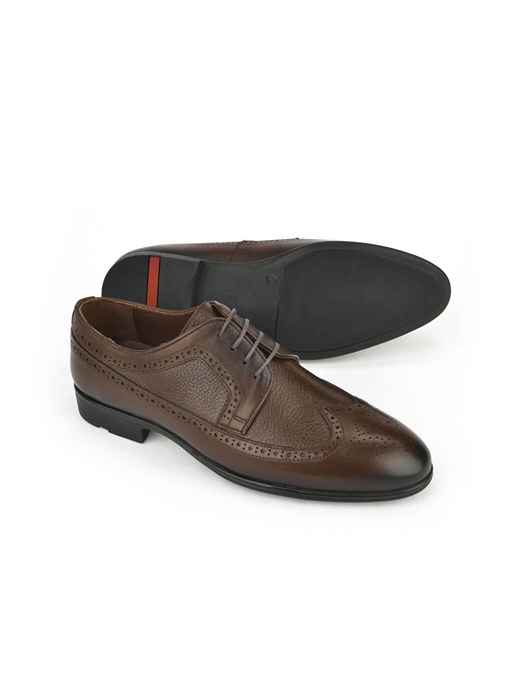 Kahverengi Erkek Hakiki Deri Küçük Numara Ayakkabı 141745Z4152 Kahve-1