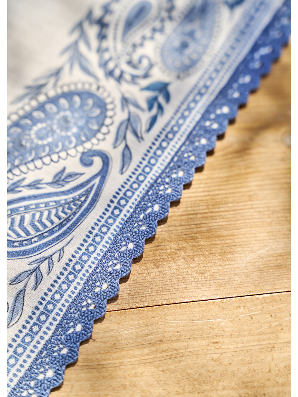 Paisley Kopanakili Runner Mavi (50x150 cm)-2