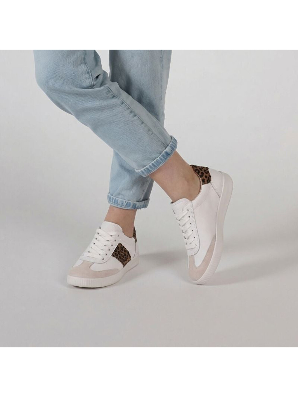 Beyaz Kadın Sneaker 2-000369-1120 SILENCE White-5