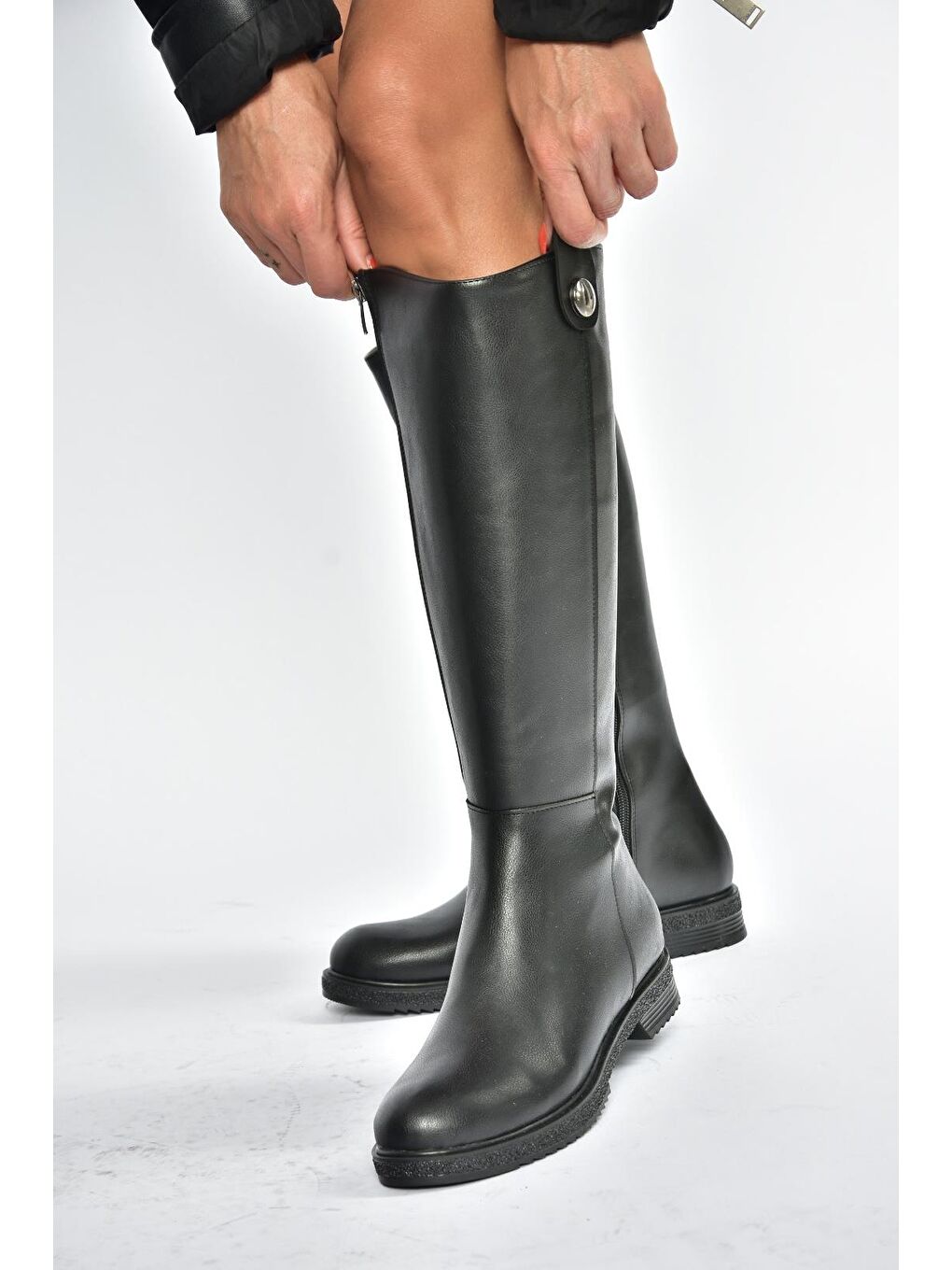 Siyah Kadın Çizme V965012009-3