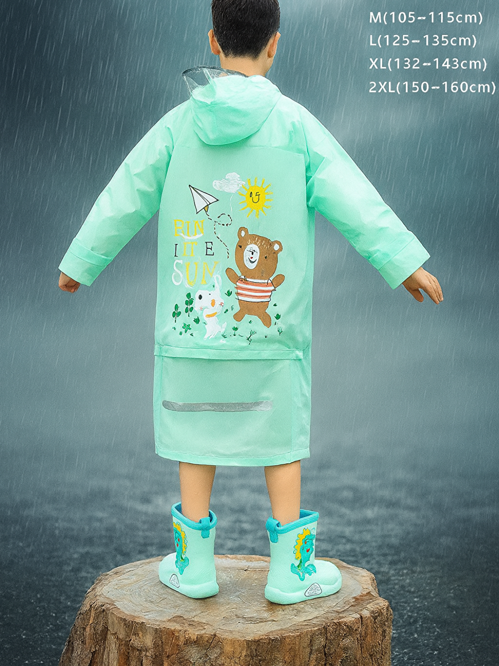 Turkuaz TURKUAZ ÇOCUK YAĞMURLUK-1