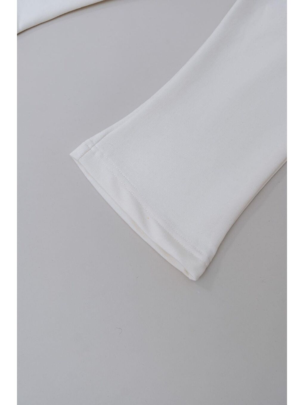 Kız Çocuk İspanyol Paça Eşofman Altı 761 Ekru-4