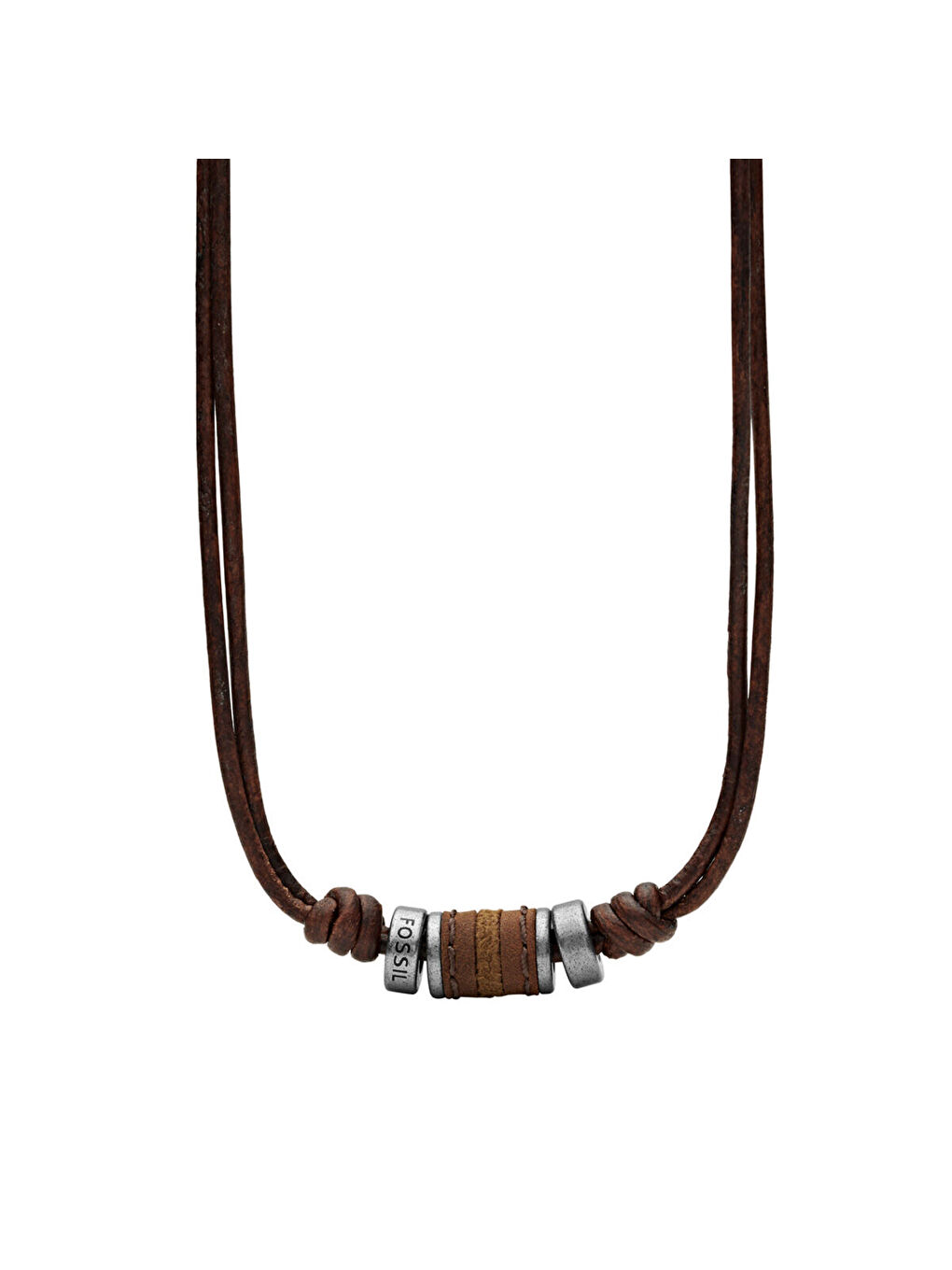 Kahverengi JF00899-797 Erkek Kolye