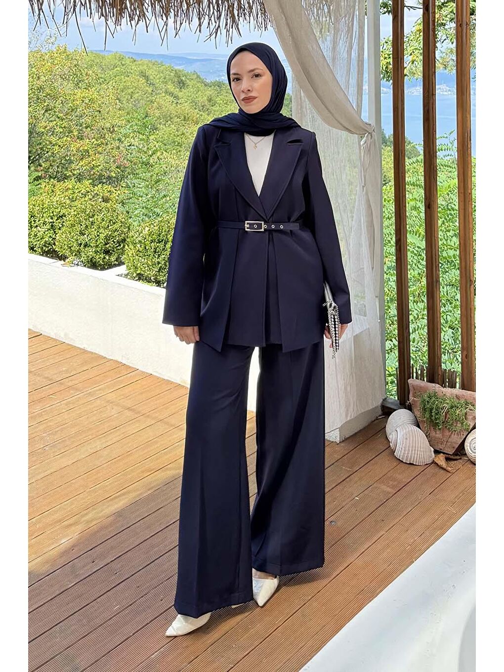 Pensli Ceket-Pantolon İkili Takım Lacivert