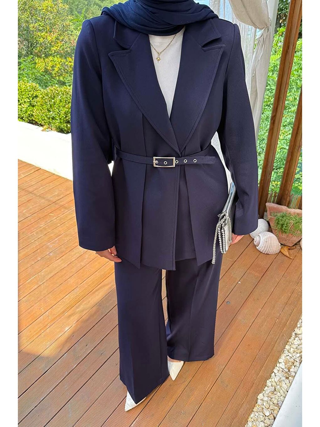 Pensli Ceket-Pantolon İkili Takım Lacivert-2