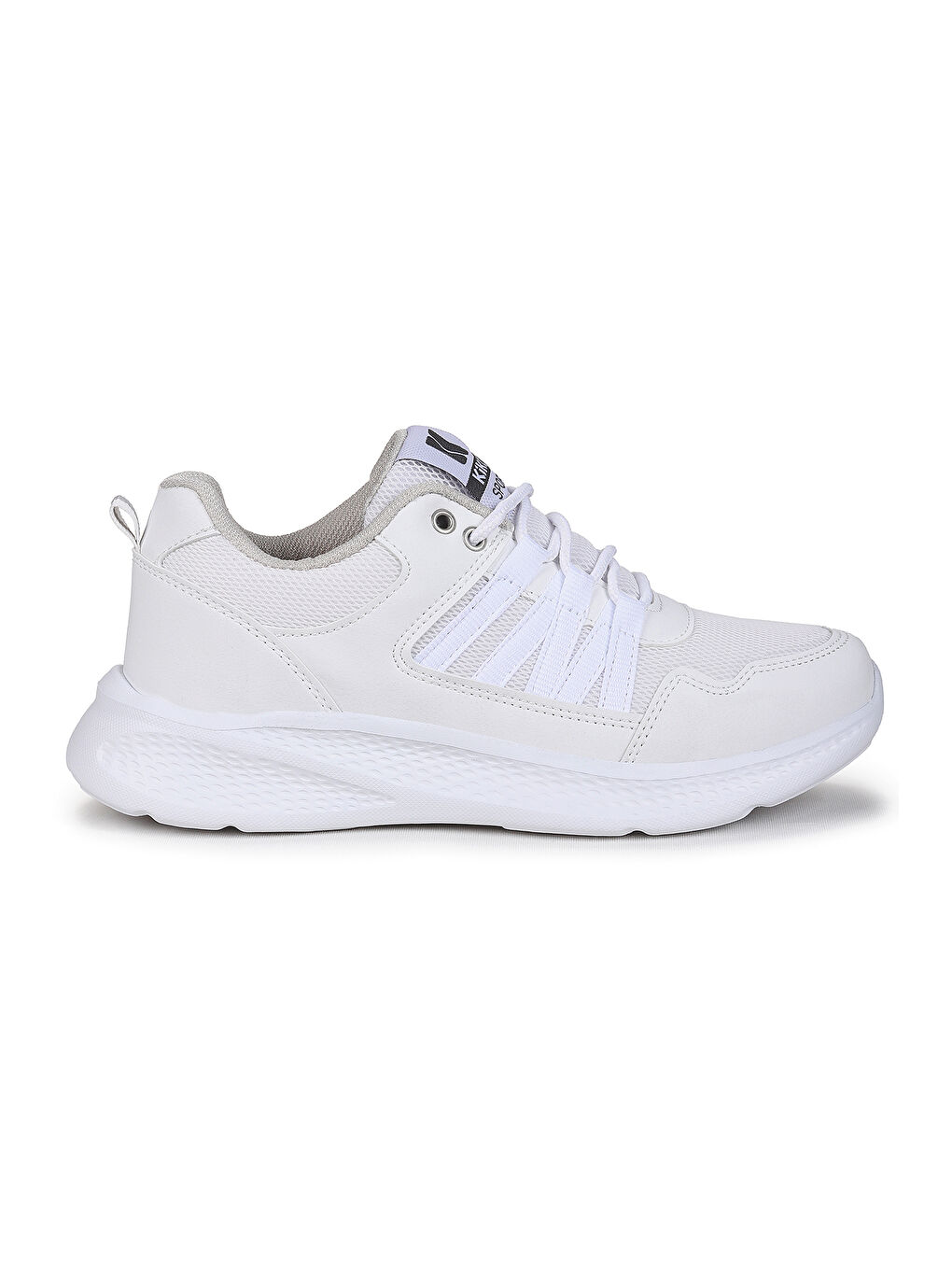 Beyaz Suma Fileli Faylon Taban Erkek Çocuk Spor Ayakkabı-3