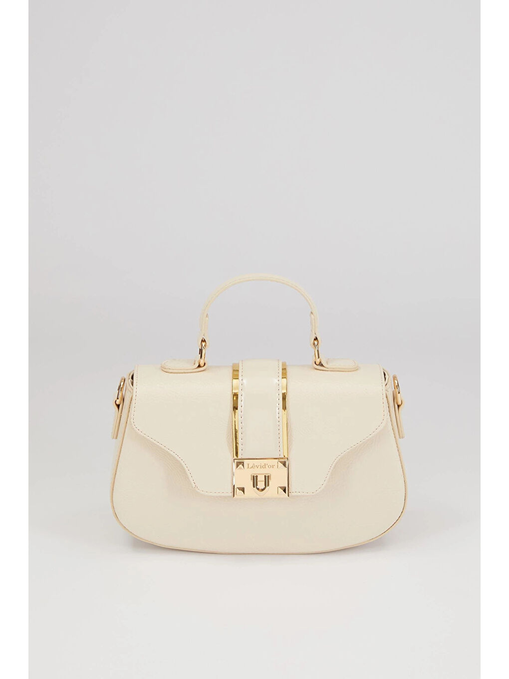 Ekru Krem Kadın El ve Omuz Çantası 930214