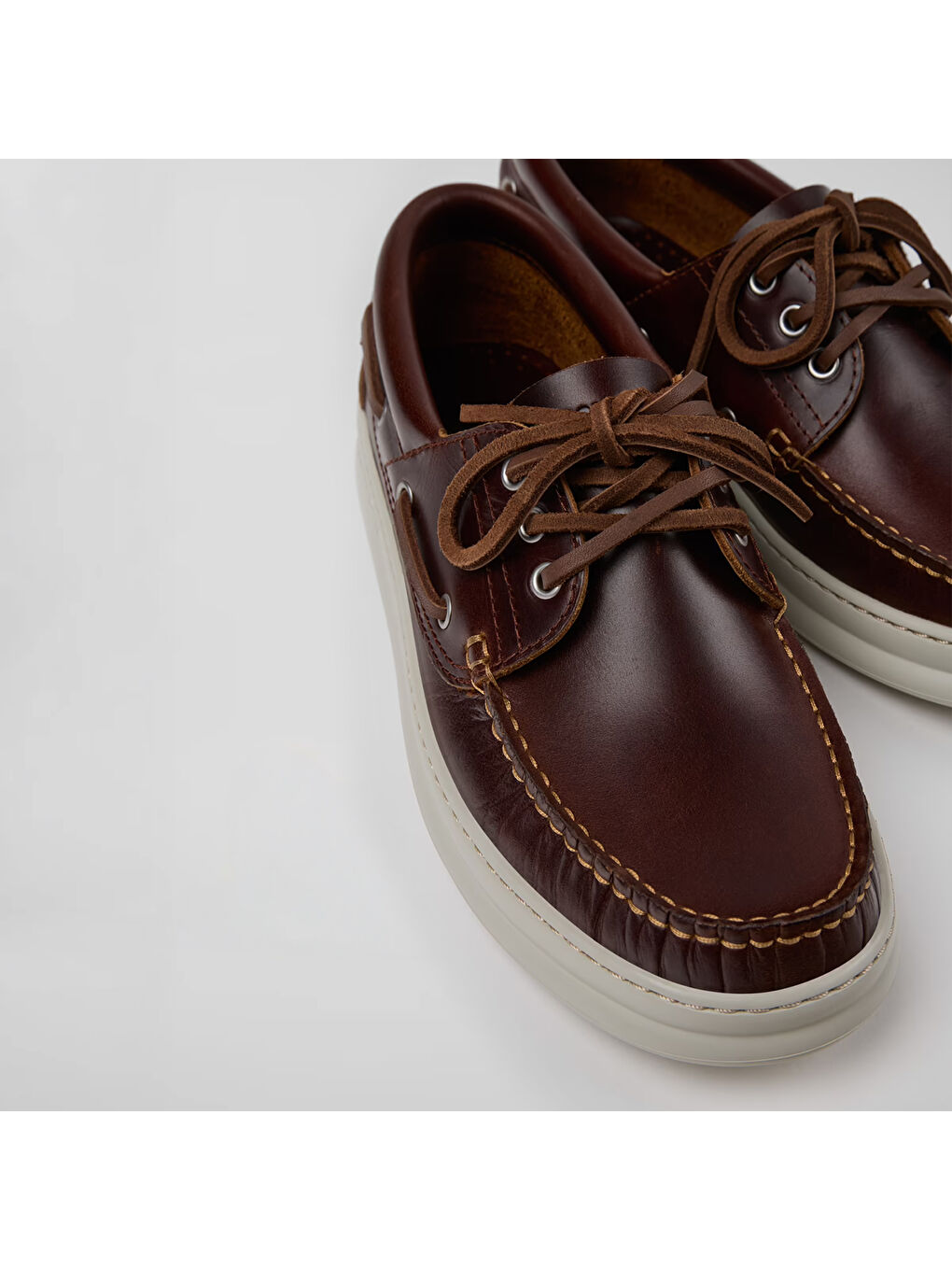Kahverengi Erkek Klasik Ayakkabı K101073-003 Runner Four Brown-1