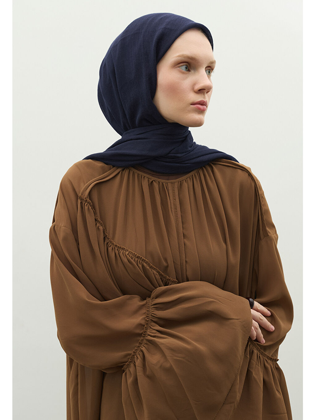 Lacivert KAŞMİR DOKULU ŞAL KOYU LACIVERT-1