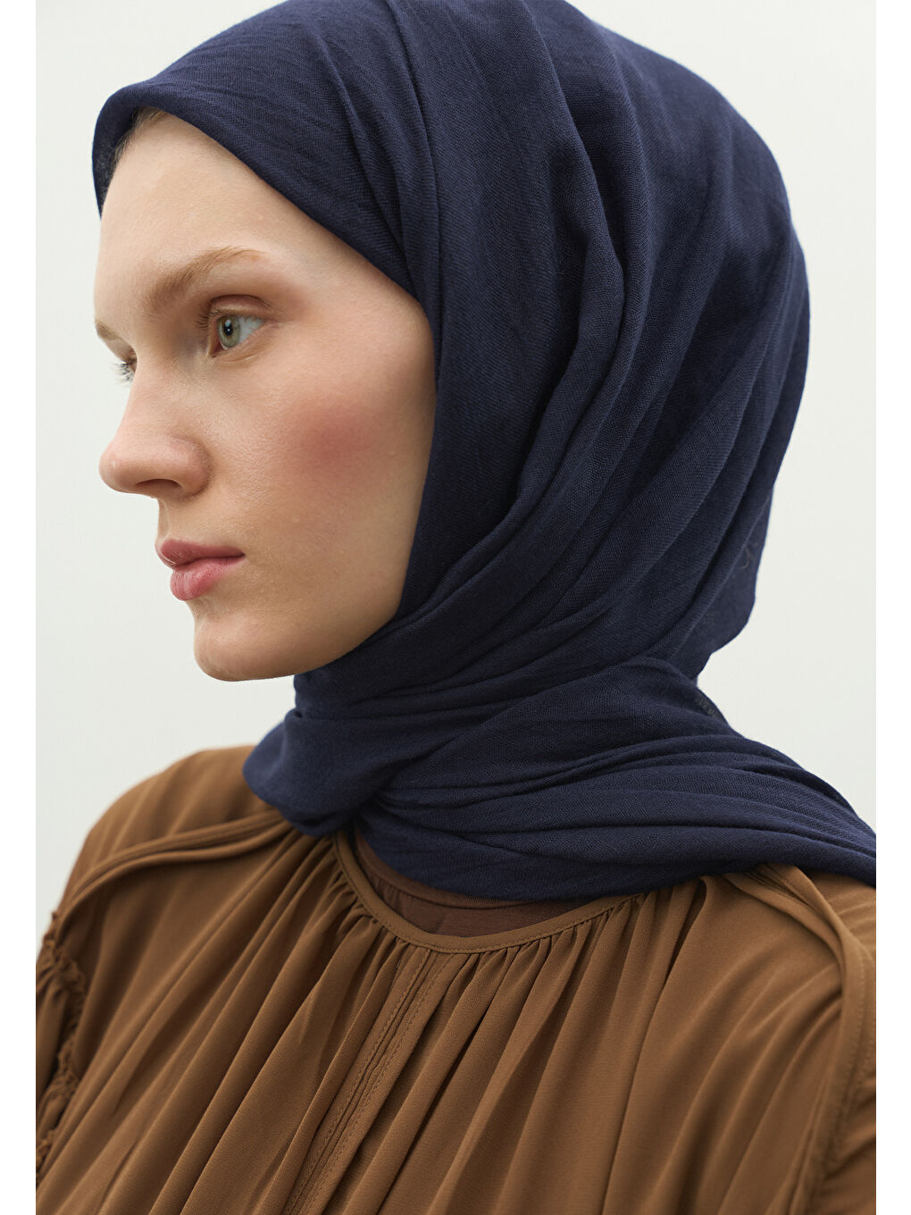 Lacivert KAŞMİR DOKULU ŞAL KOYU LACIVERT-2