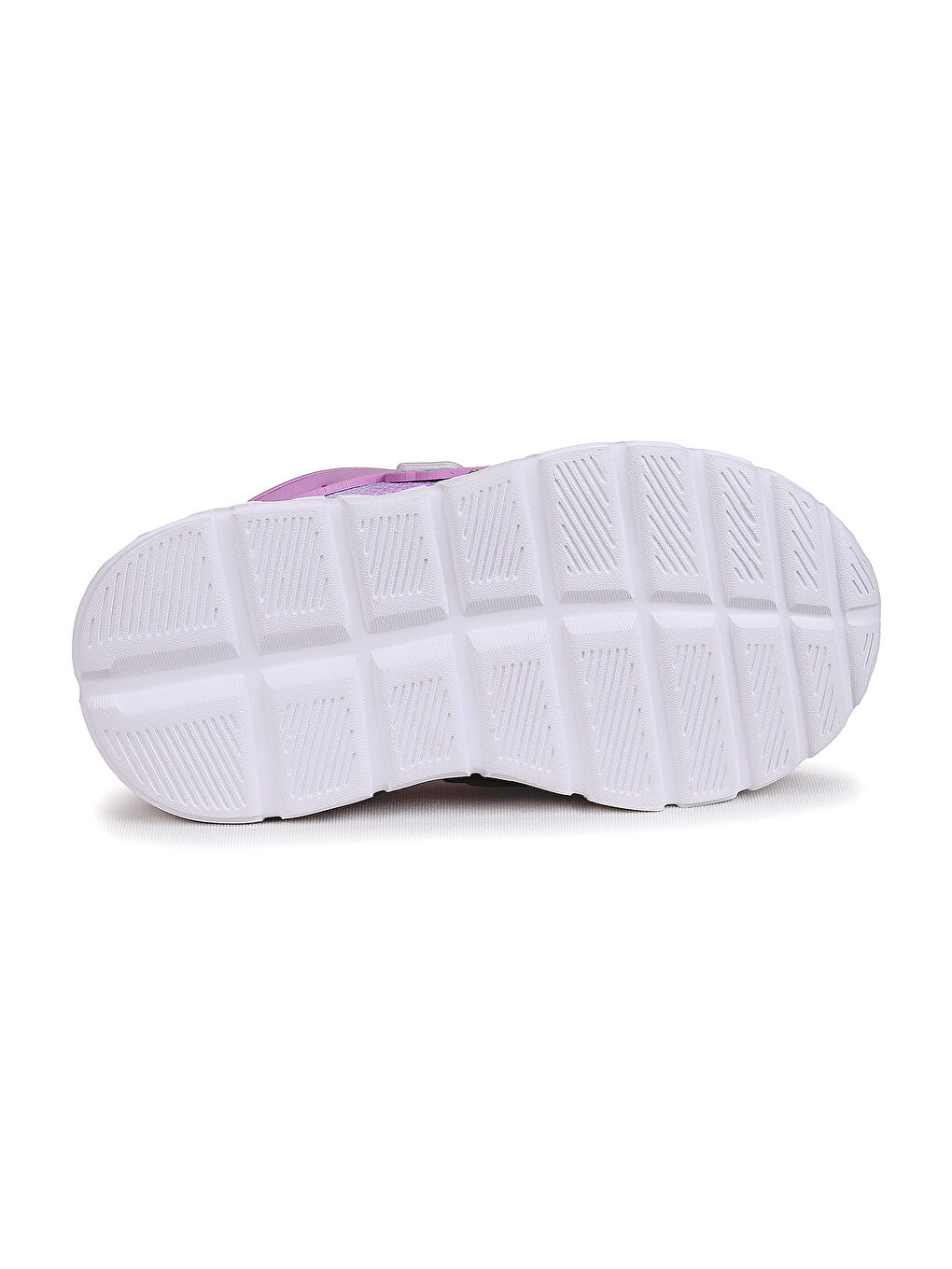 Lila Puff Cırtlı Işıklı Faylon Taban Kız Çocuk Spor Ayakkabı-4