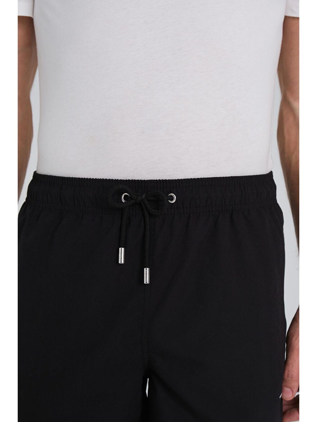 Siyah Kısa Erkek Havuz Ve Deniz Şortu 2427-5