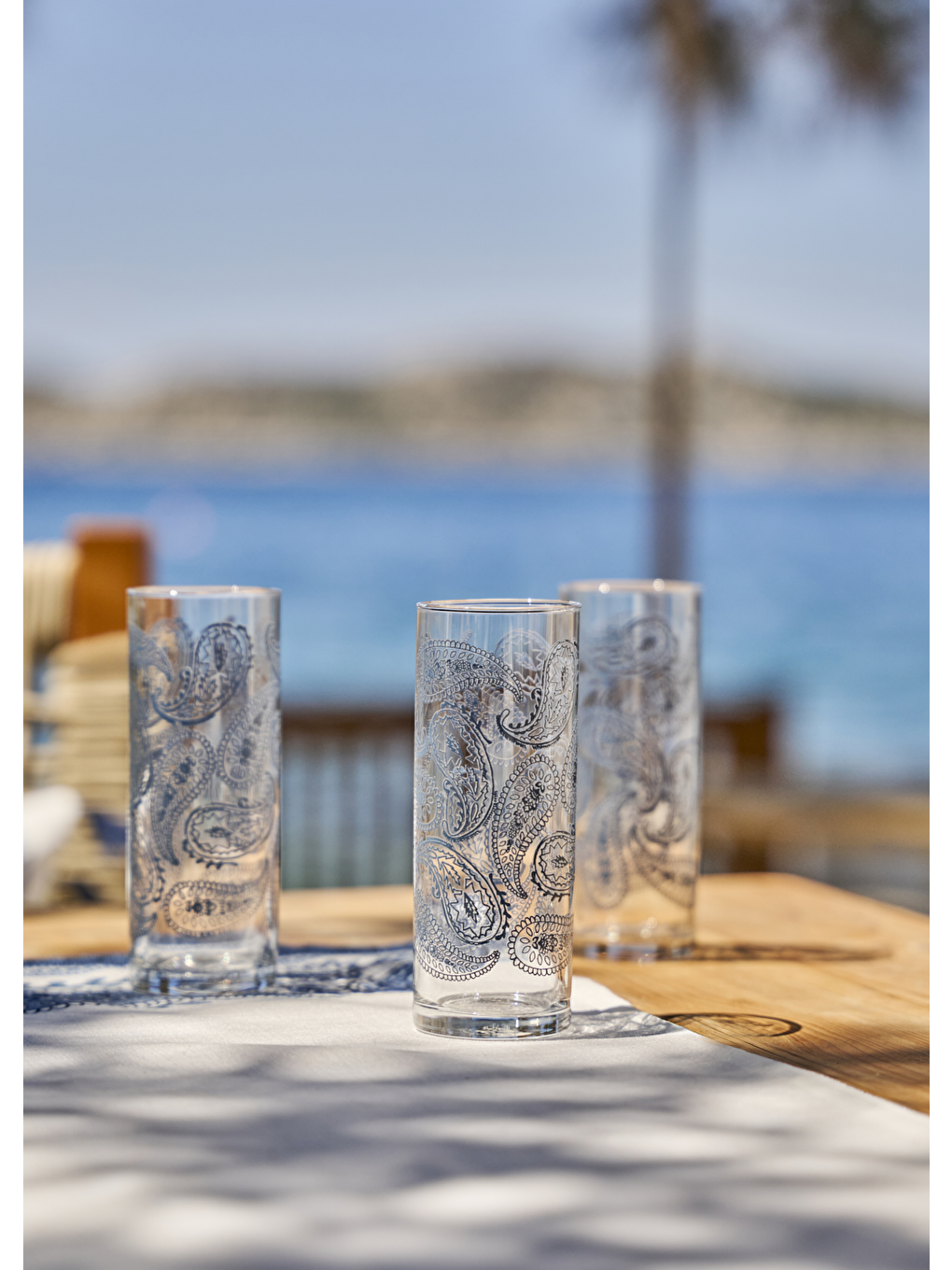 Paisley Bardağı Mavi (180 cc)-1