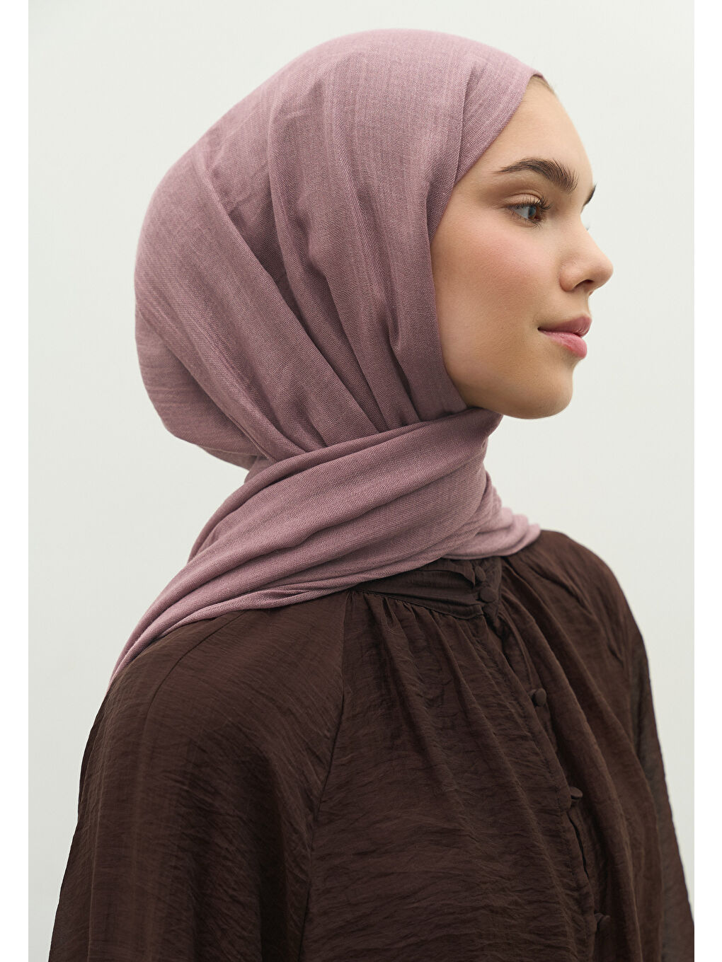 Pembe Kaşmir Dokulu Şal Gül Kurusu-2