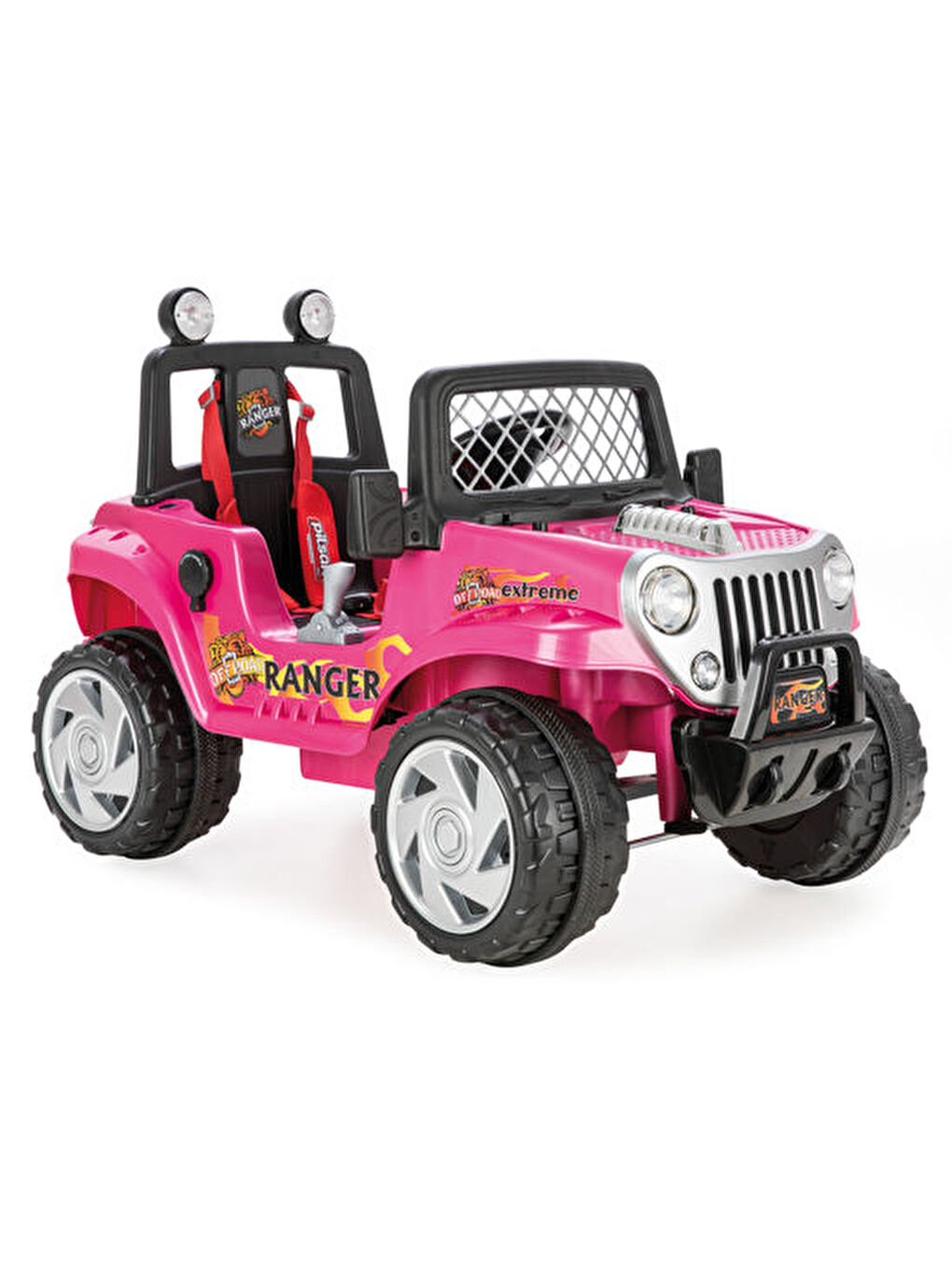 Pilsan Oyuncak Pilsan Ranger Akülü Araba 12 V (Kumandalı) Metalik Pembe 05 107