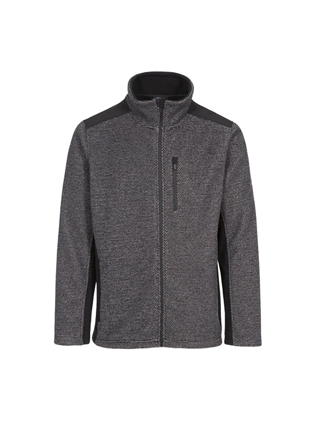 Antrasit Faratino - Fleece At300 Erkek Gri Polar Fermuarlı Sweatshirt