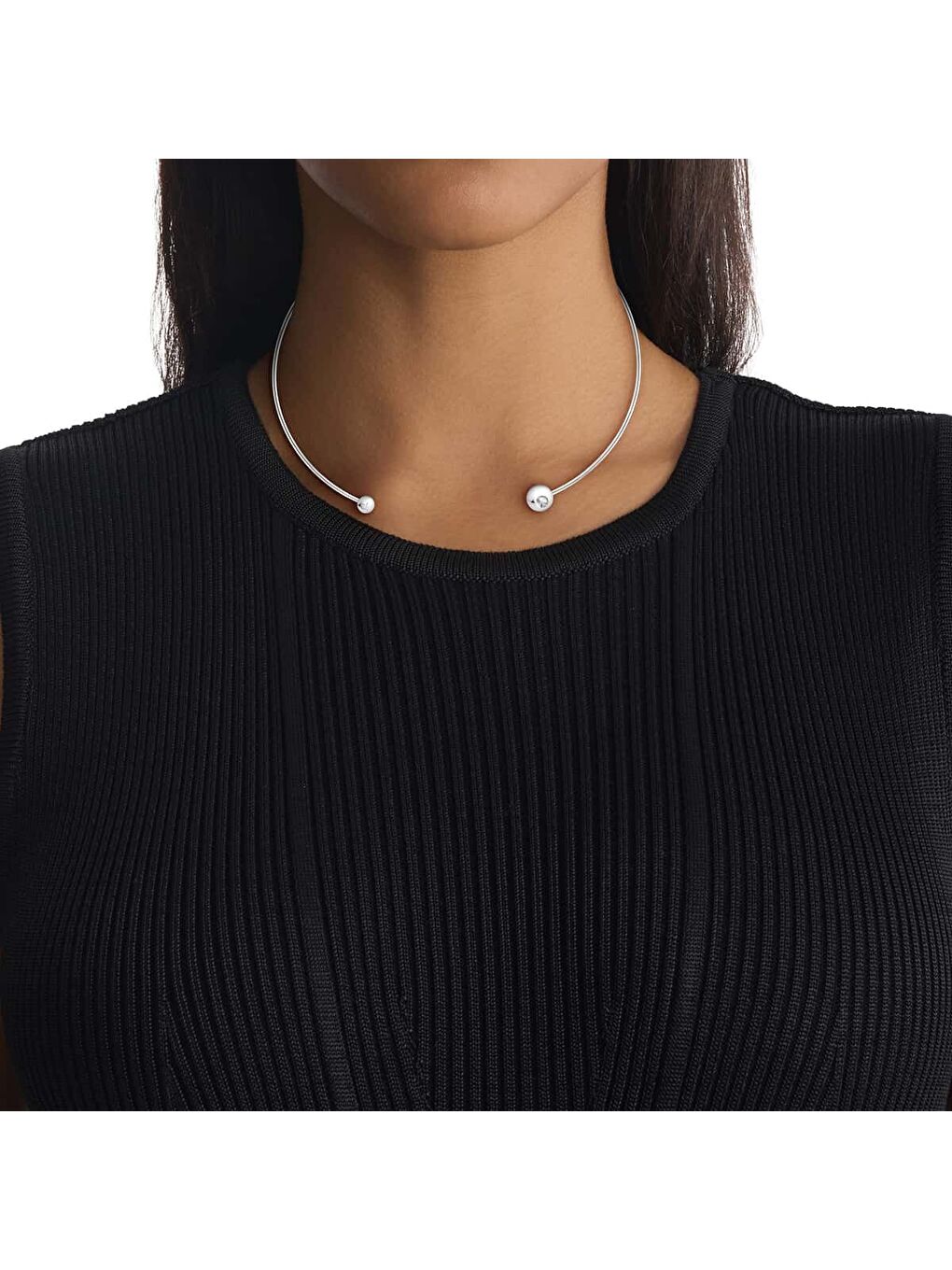 Gri CKJ35000784 Kadın Kolye-2