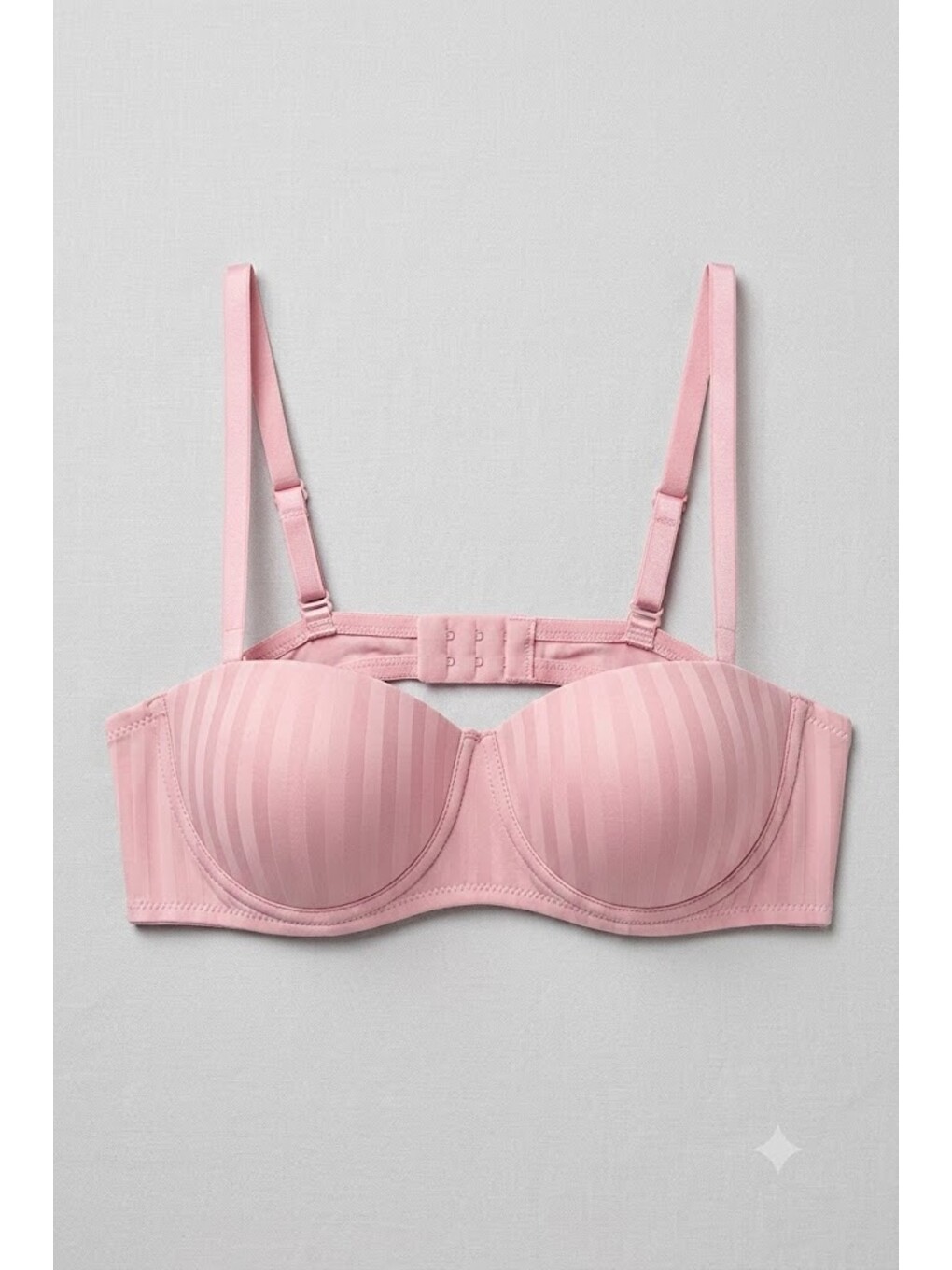Push-Up Dolgulu Straplez Sütyen C17056 Pembe