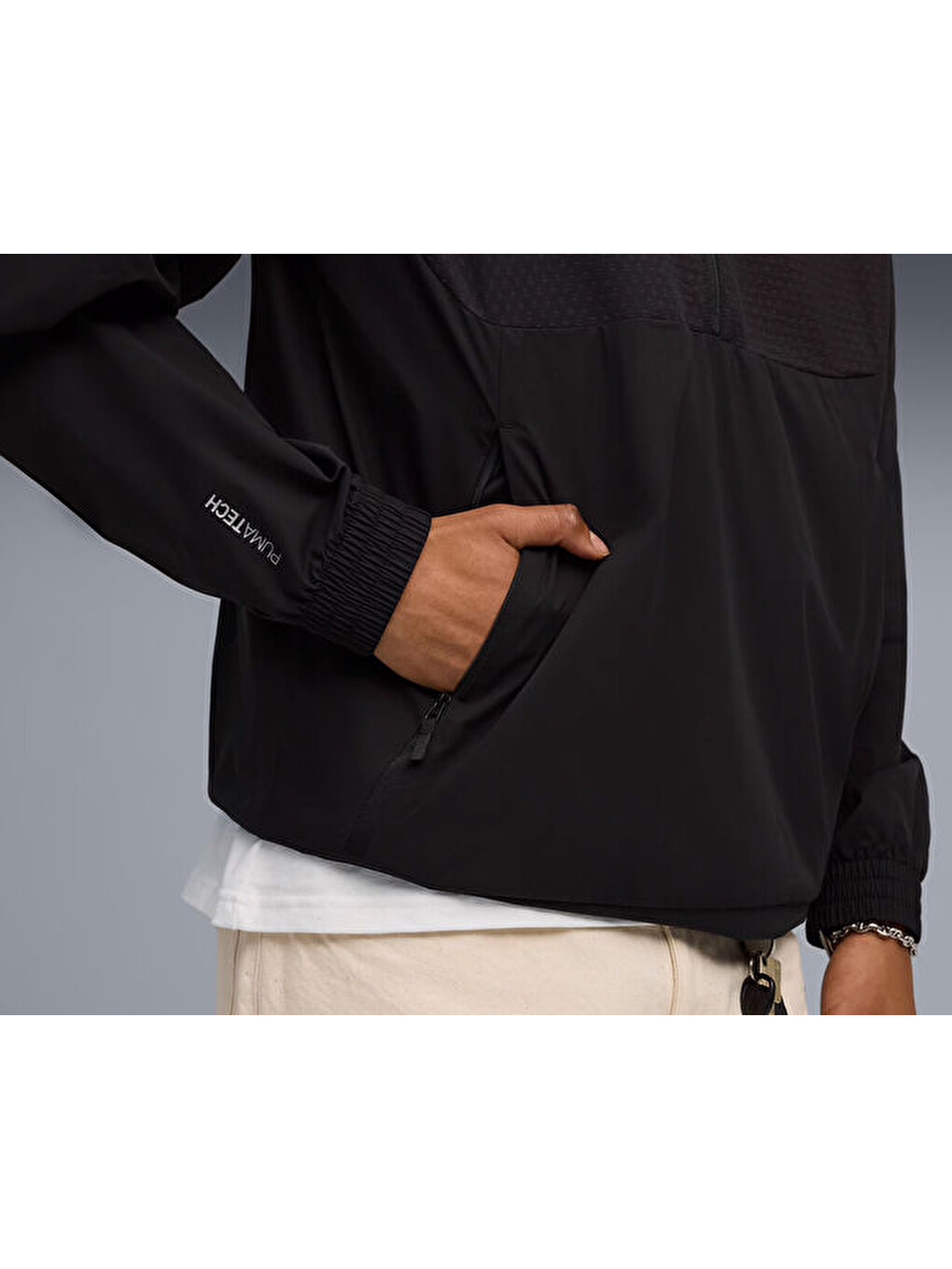 Pumatech Half-zip Crew Erkek Günlük Ceket 63210101 Siyah-3
