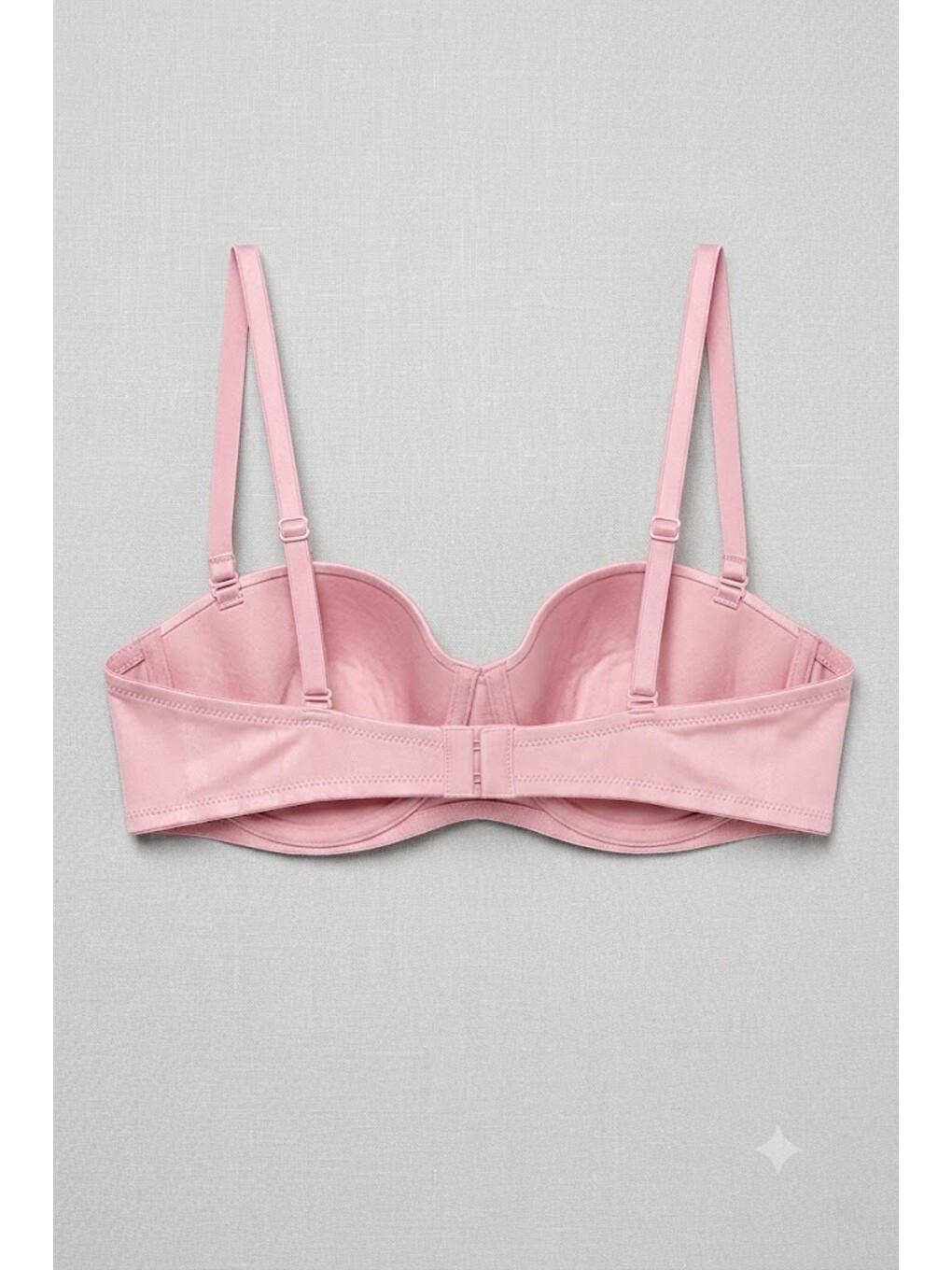 Push-Up Dolgulu Straplez Sütyen C17056 Pembe-1