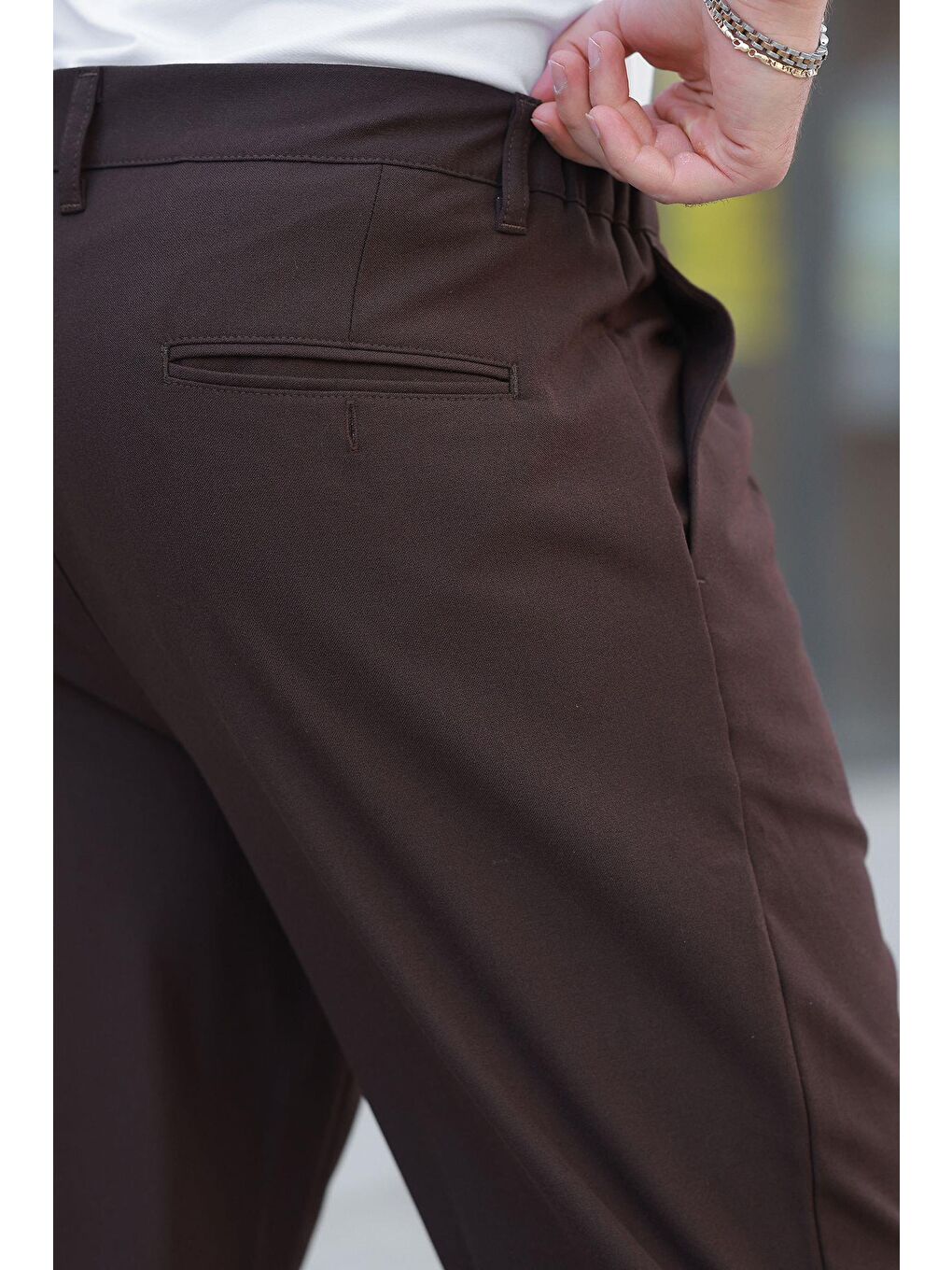 Acı Kahverengi  Erkek Kumaş Pantolon E6577-3