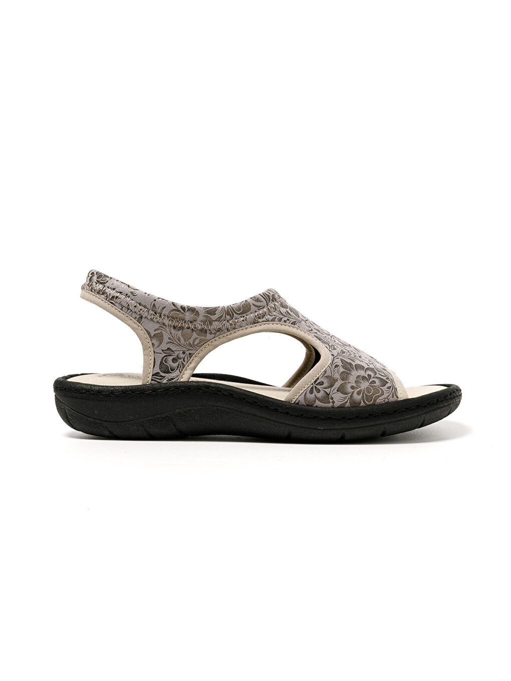Karışık Kadın Sandalet 5364 STRETCH WOMEN'S FOOTWEAR Plomo