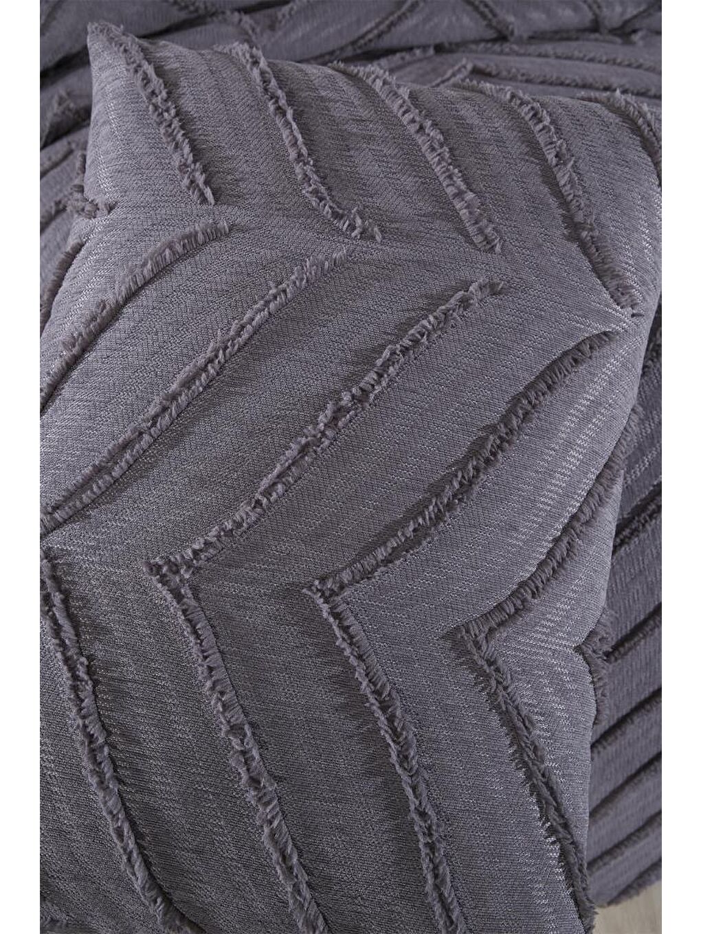 Sementina 2 Parça Tek Kişilik Pike Takımı Antrasit-5