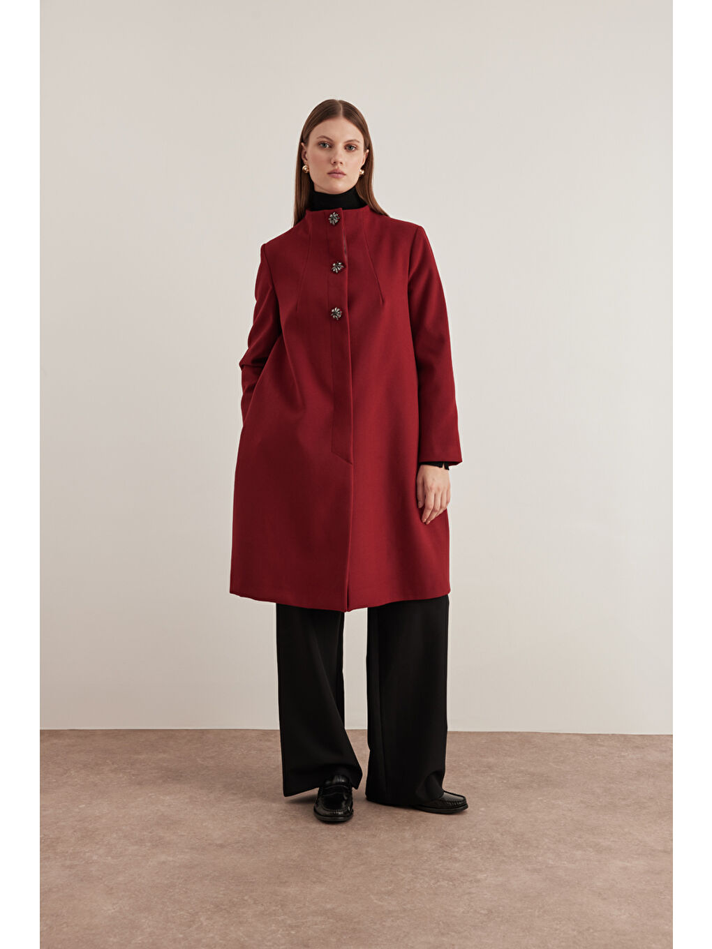 Bordo 8579112 Bisiklet Yaka Kaban-2