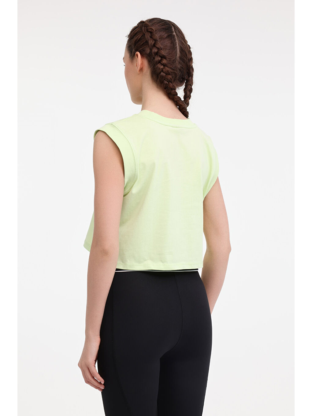 WL AMOU 11PRF-530 5FX Sarı Kadın Kısa Kol T-Shirt-1