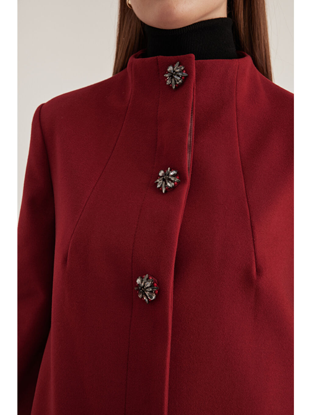 Bordo 8579112 Bisiklet Yaka Kaban-4