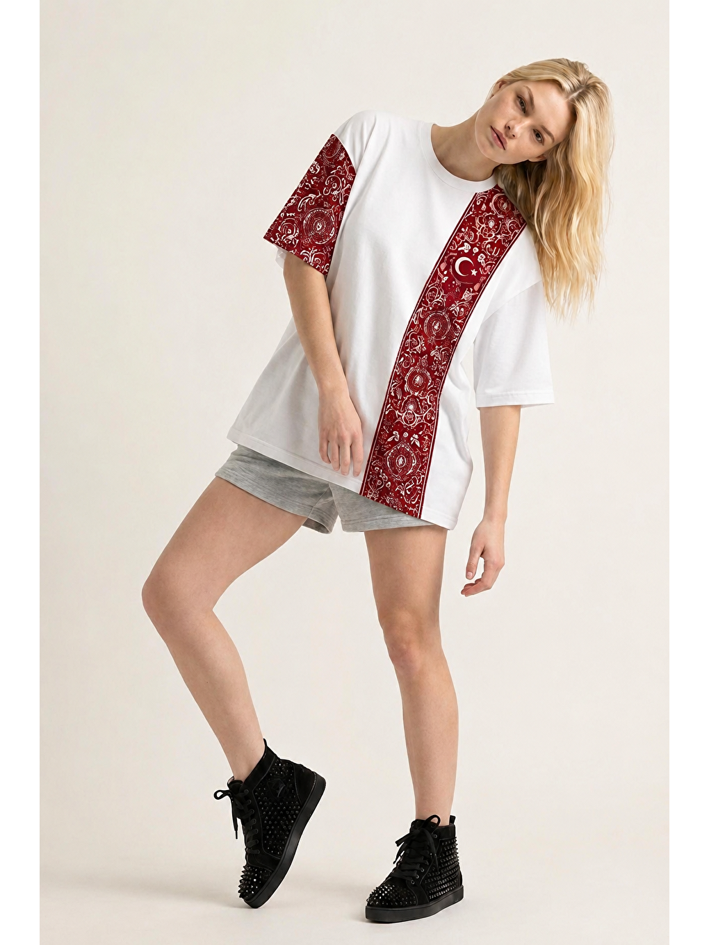 Boxy Türkiye Beyaz Premium T-Shirt-2