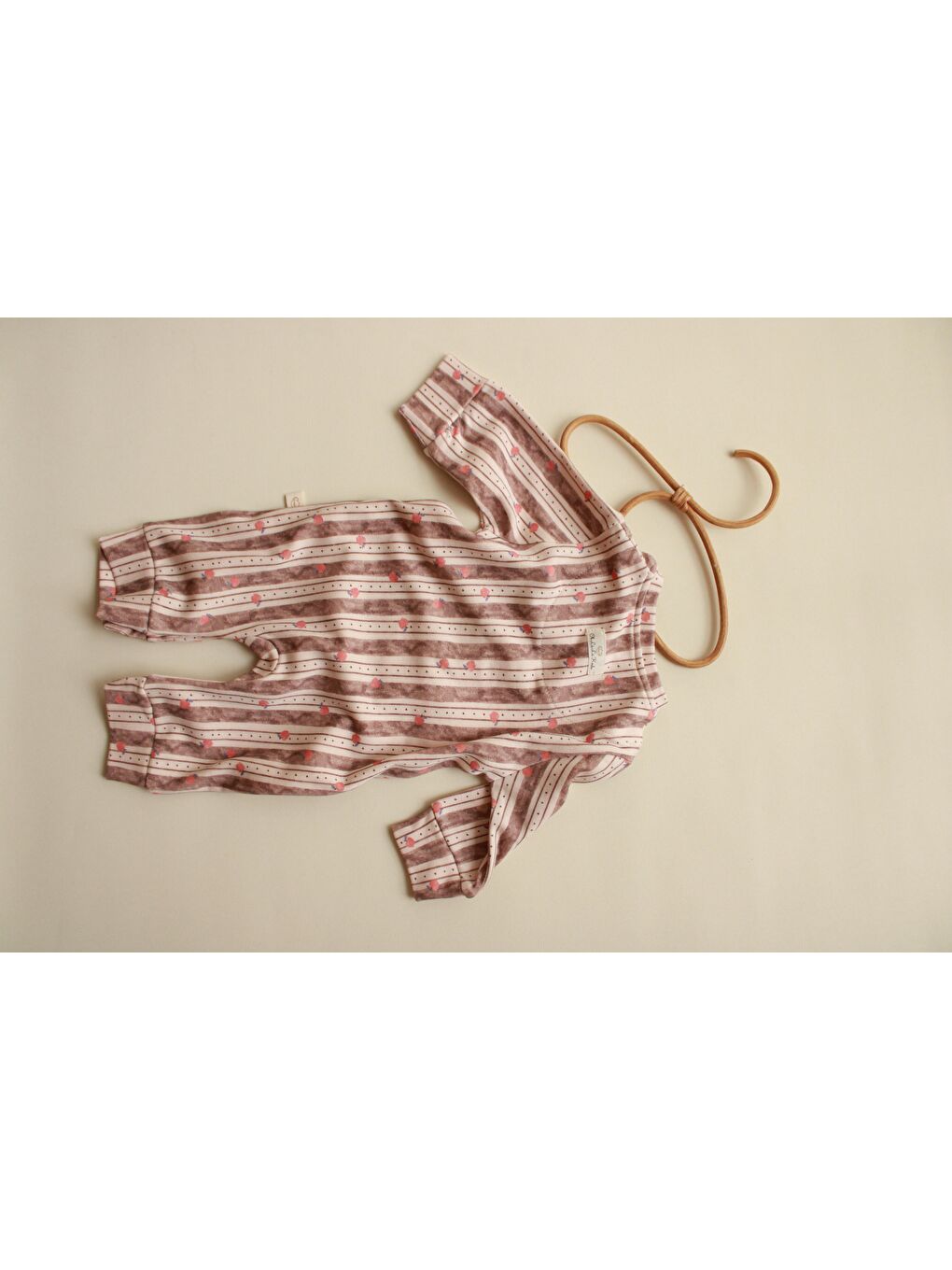 Bej Apple Baby Jumpsuit Serisi Tulum-1